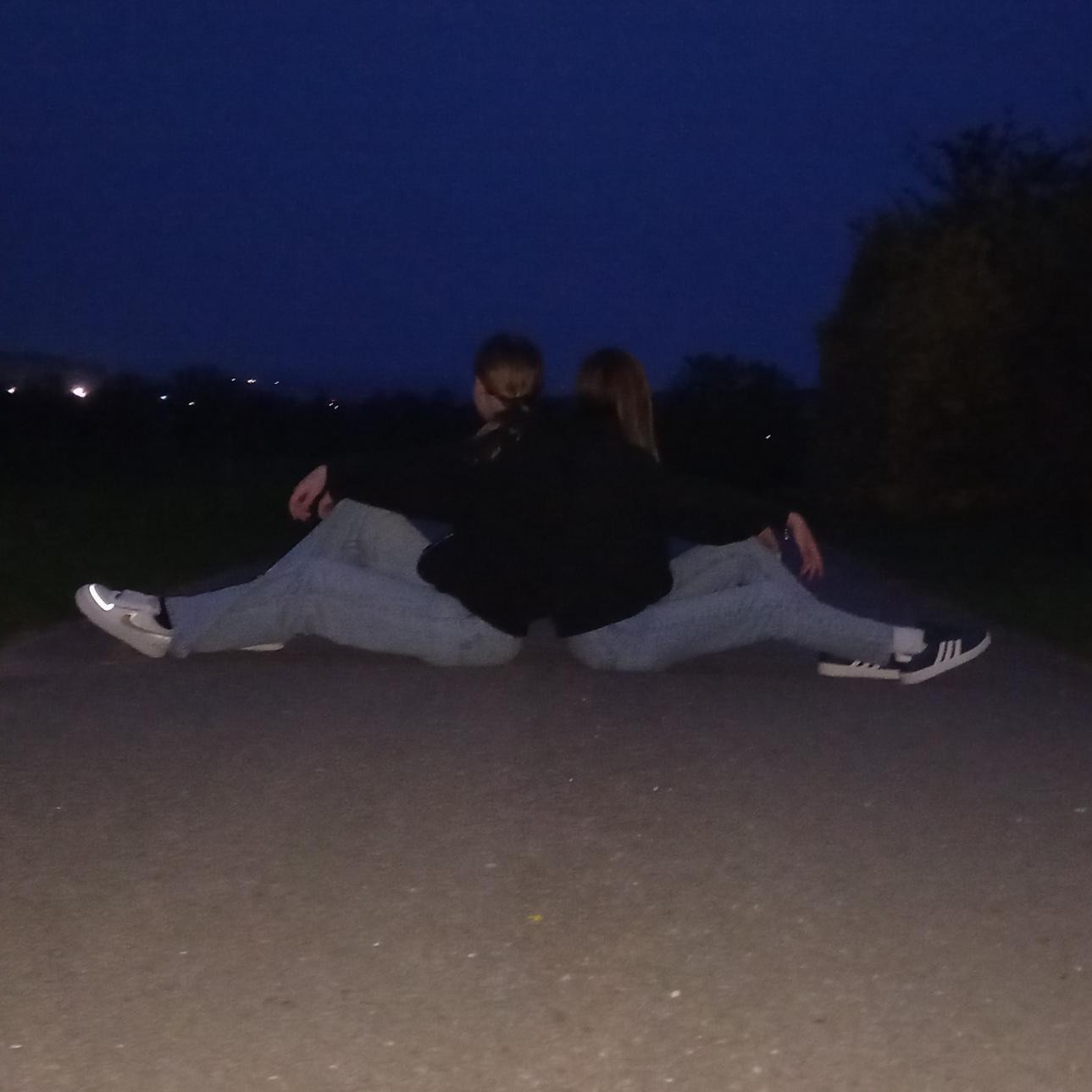 Ich in der Nacht