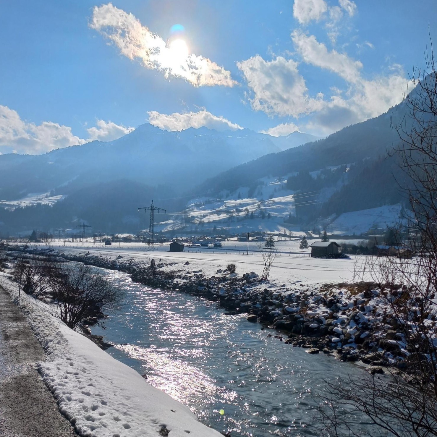 Winterlandschaft, Gastein