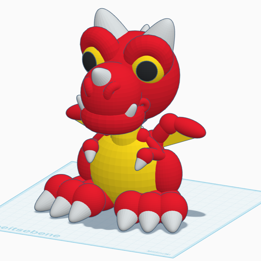 3D-Entwurf Drache